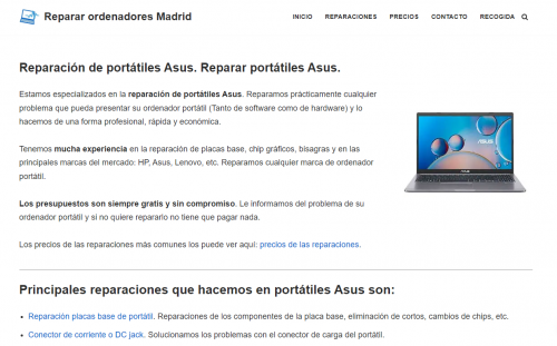 Soluciones Efectivas en Reparación de Portátiles Asus