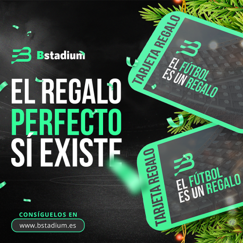 El fútbol es un regalo. Tarjeta Bstadium, el regalo ideal para los fans del fútbol. 