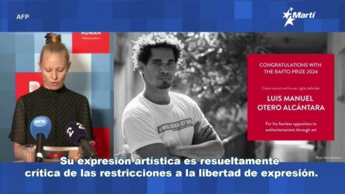 Premio Rafto para artivista Luis Manuel Otero en prisión en Cuba