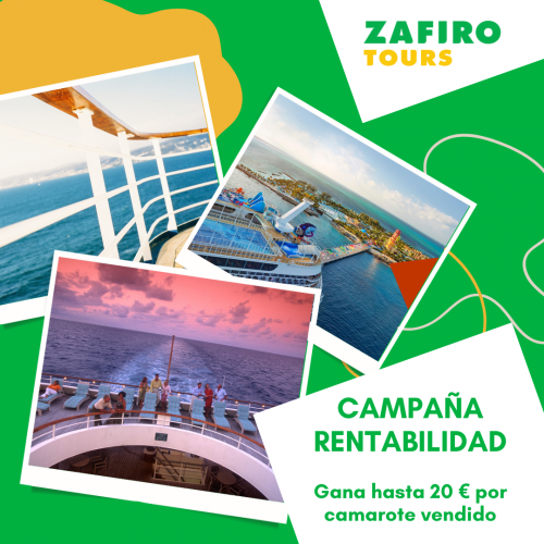 Zafiro Tours activa un campaña de incentivos para la venta de cruceros
