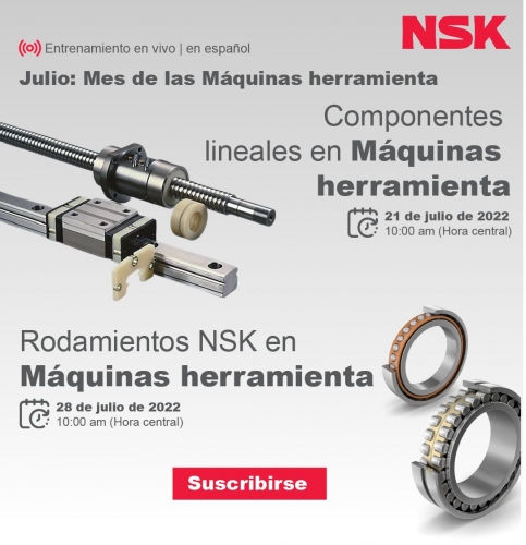 NSK promueve el mes de la máquina herramienta con capacitaciones gratuitas para profesionales en Latinoamérica