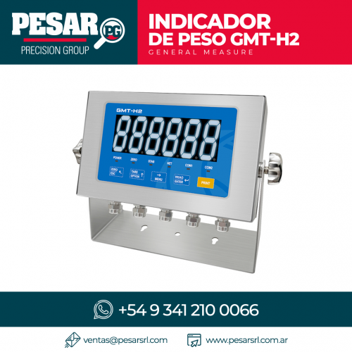 Pesar Precision Group S.R.L. y el Indicador de Peso GMT-H2