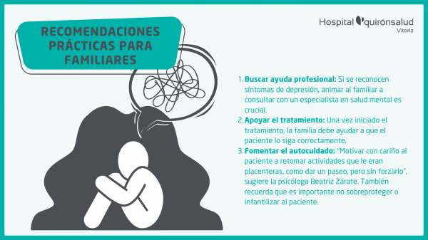 "La depresión no es simplemente una fase de tristeza, sino una enfermedad que requiere un diagnóstico profesional y