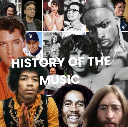 PERSONALITYS INPORTANS IN THE MUSIC HISTORY CHCRIS,JIMI ENDRIX,JIMM MORRISON,ELVIS PRESLY...