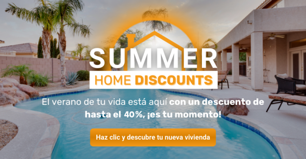 Hipoges lanza la campaña ‘Summer Home Discounts’, con descuentos en más de 800 inmuebles ubicados en la costa y en el in