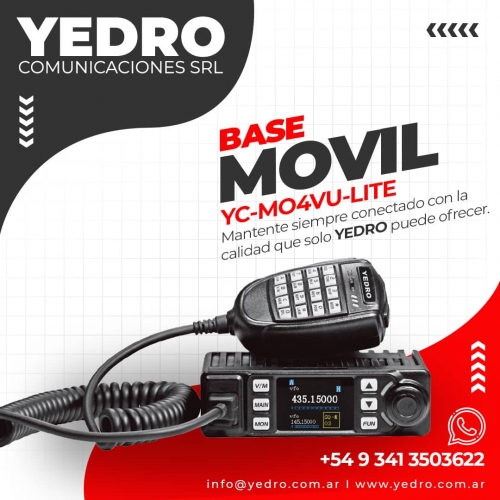 Base Móvil YC-MO4VU-LITE: Innovación y Conectividad de la Mano de Yedro Comunicaciones SRL