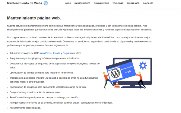 Importancia del Mantenimiento Página Web para Tu Negocio