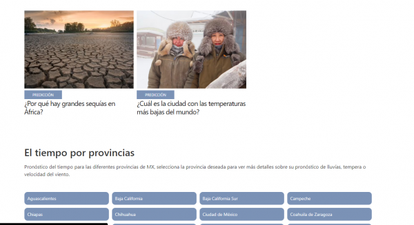 Información Climatológica a tu Alcance