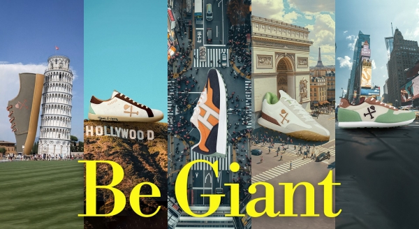 Las zapatillas de Harper &amp; Neyer invaden las calles en su campaña "Be Giant"