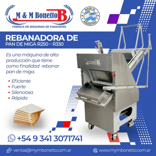 MYM Bonetto: Innovación y calidad en la fabricación de rebanadoras de pan de miga