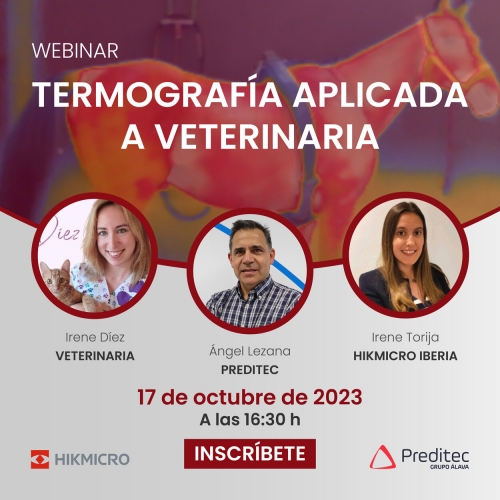 Termografía aplicada a veterinaria: webinar impartido por Grupo Álava